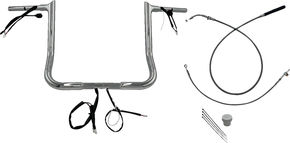 EZ Install Wired 1-1/4" Pointed Top Handlebar - Street Glide & CVO 2023-2025