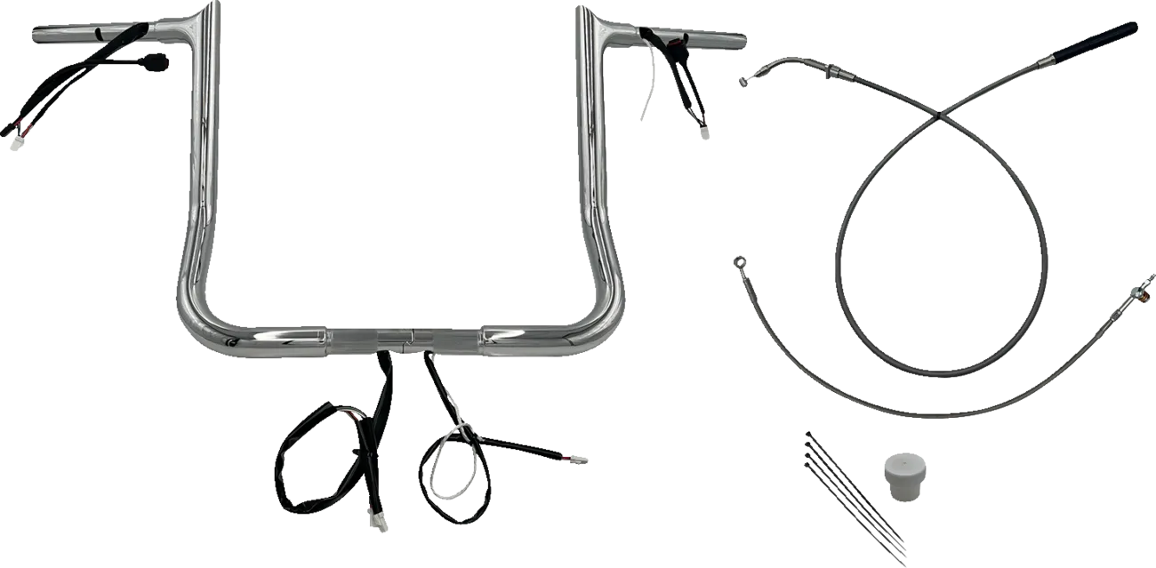 EZ Install Wired 1-1/4" Pointed Top Handlebar - Street Glide & CVO 2023-2025