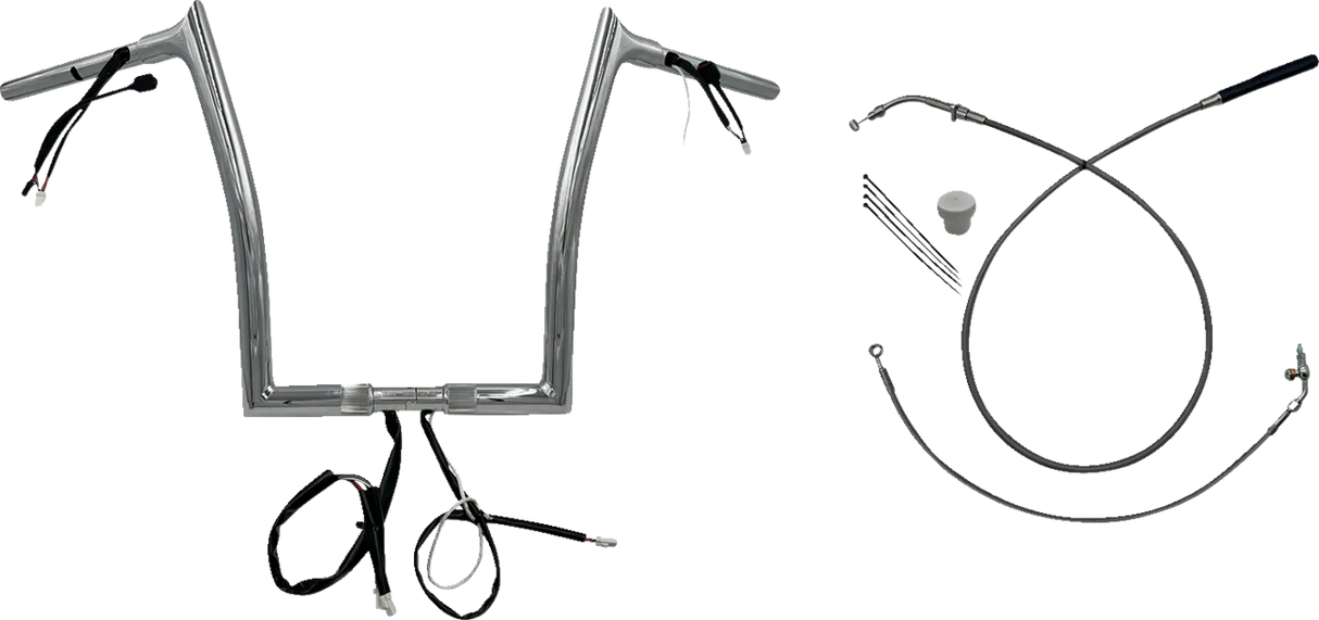 EZ Install Wired 1-1/4" Pointed Top Handlebar - Road Glide & CVO 2023-2025