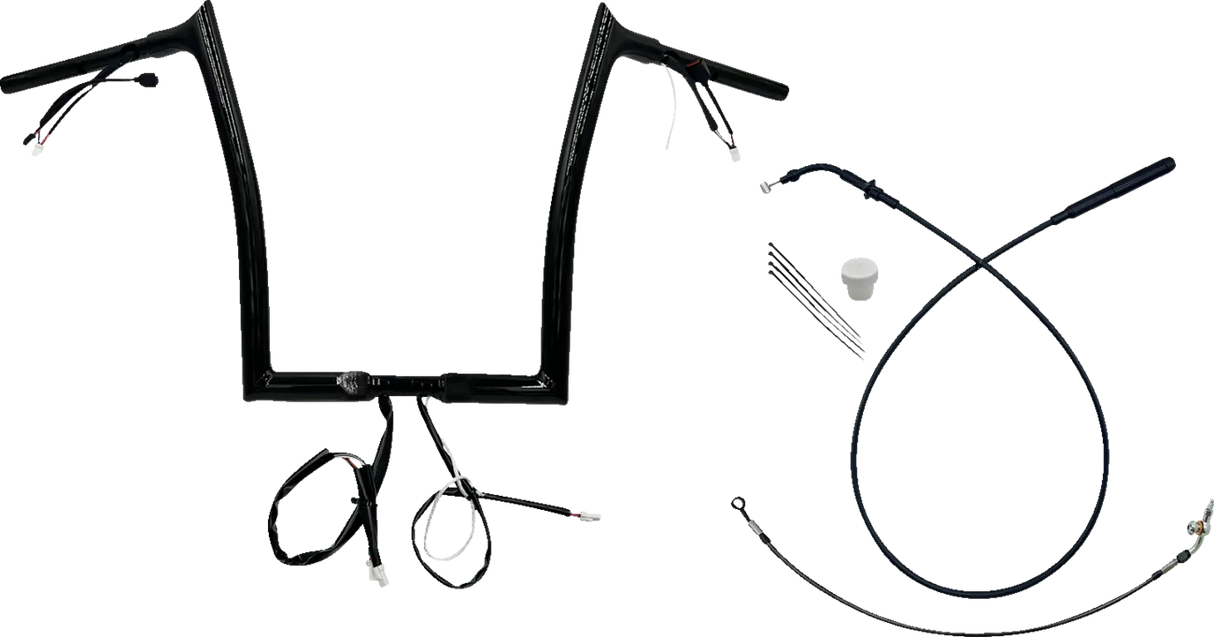 EZ Install Wired 1-1/4" Pointed Top Handlebar - Road Glide & CVO 2023-2025