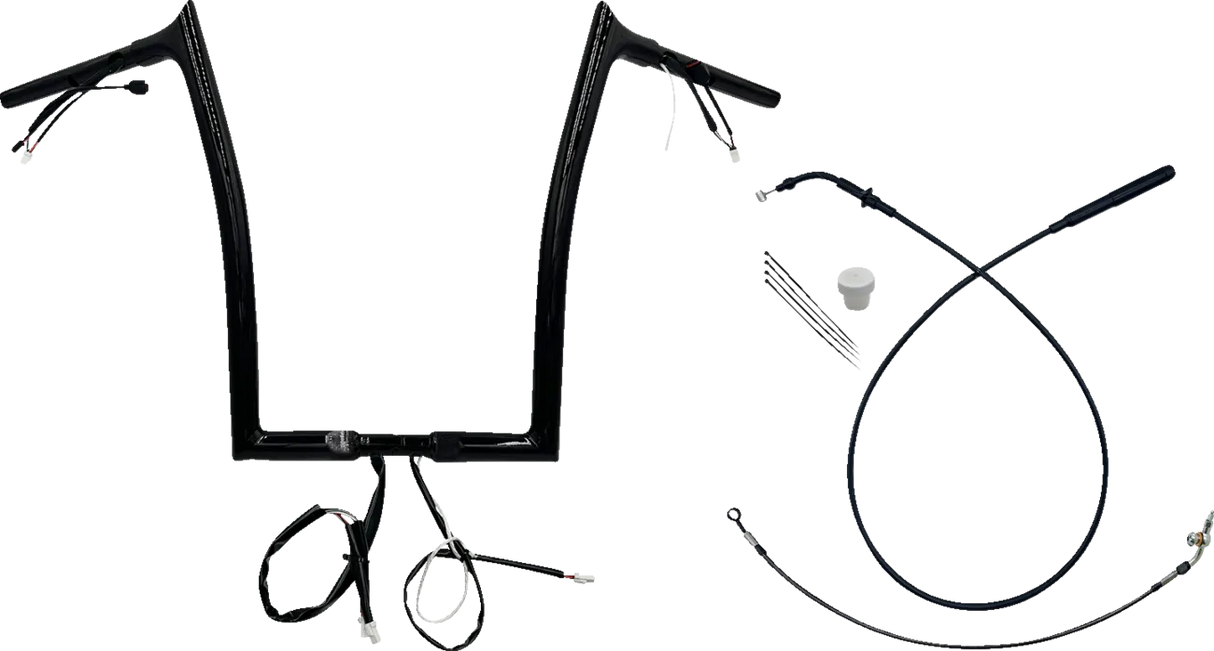 EZ Install Wired 1-1/4" Pointed Top Handlebar - Road Glide & CVO 2023-2025