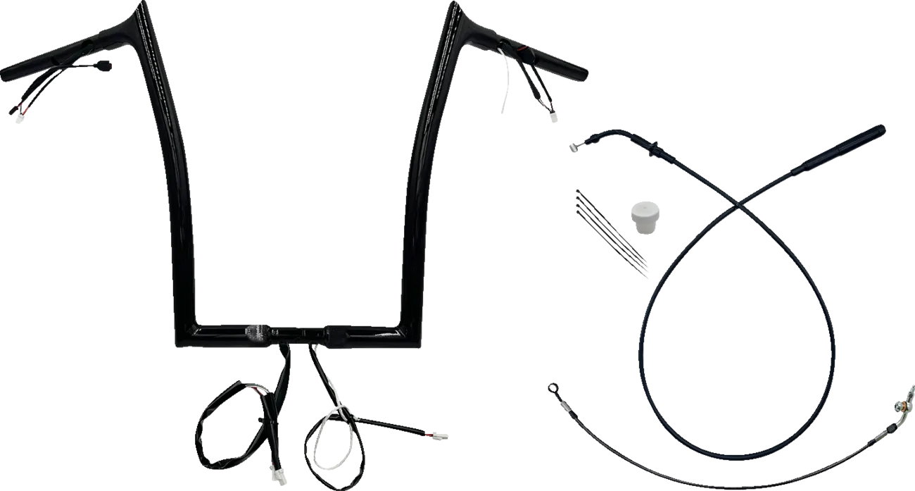 EZ Install Wired 1-1/4" Pointed Top Handlebar - Road Glide & CVO 2023-2025