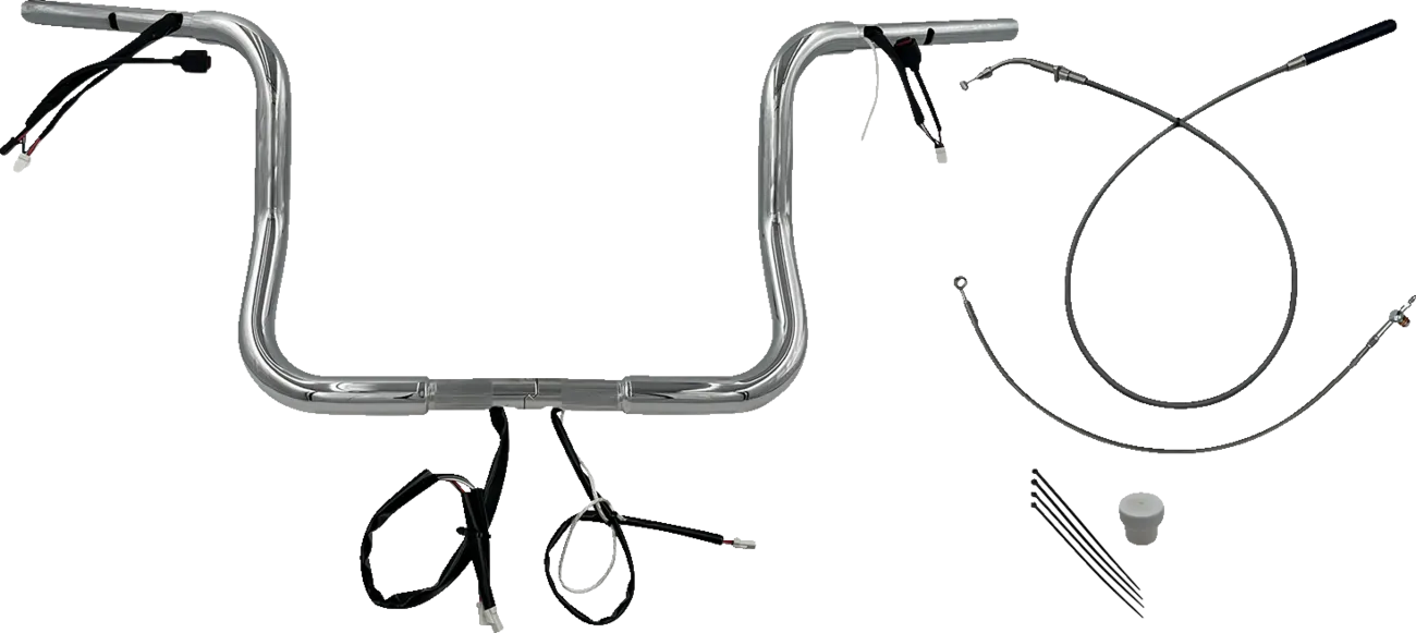 EZ Install Wired 1-1/4" Round Top Handlebar Kit - Street Glide 2023-2025