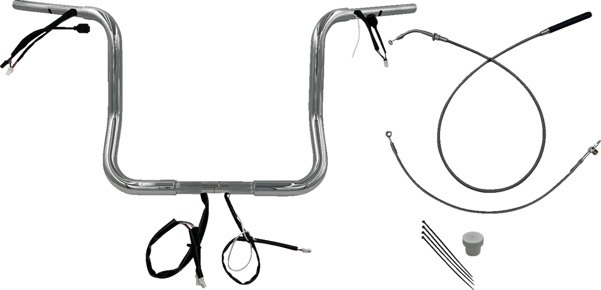 EZ Install Wired 1-1/4" Round Top Handlebar Kit - Street Glide 2023-2025