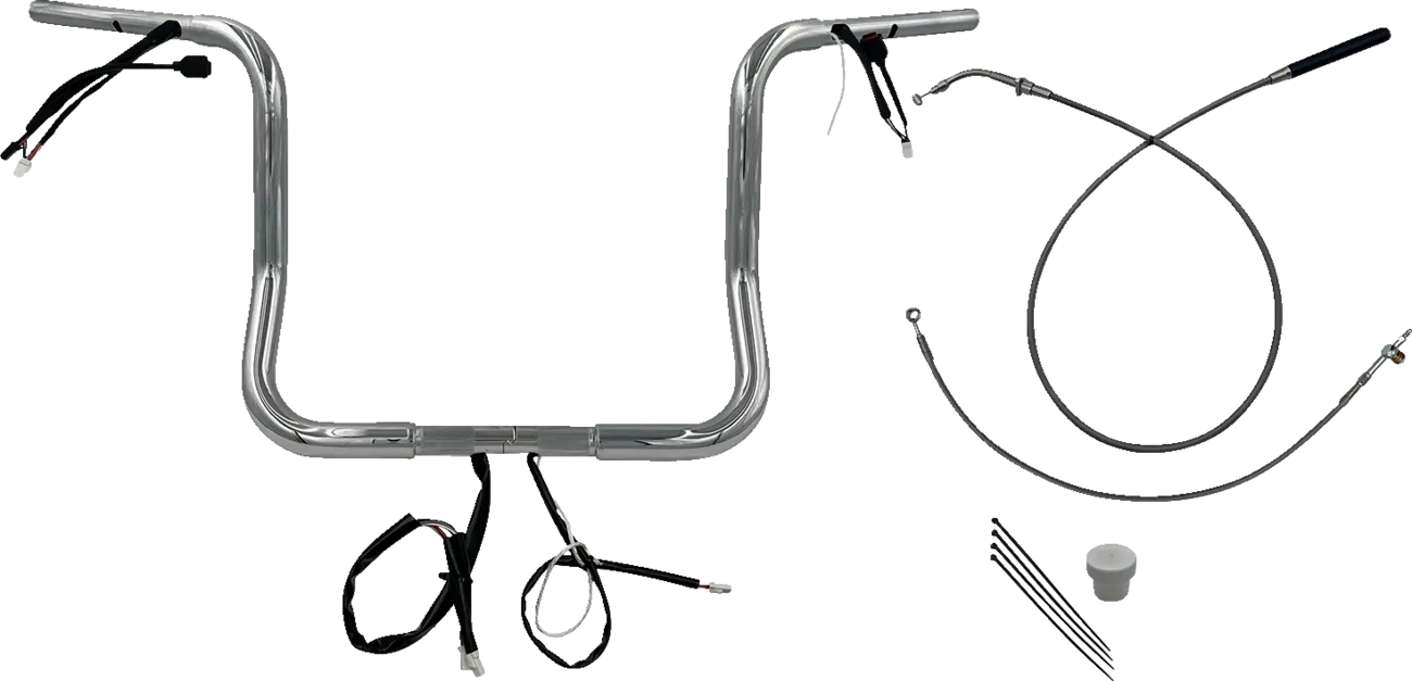 EZ Install Wired 1-1/4" Round Top Handlebar Kit - Street Glide 2023-2025