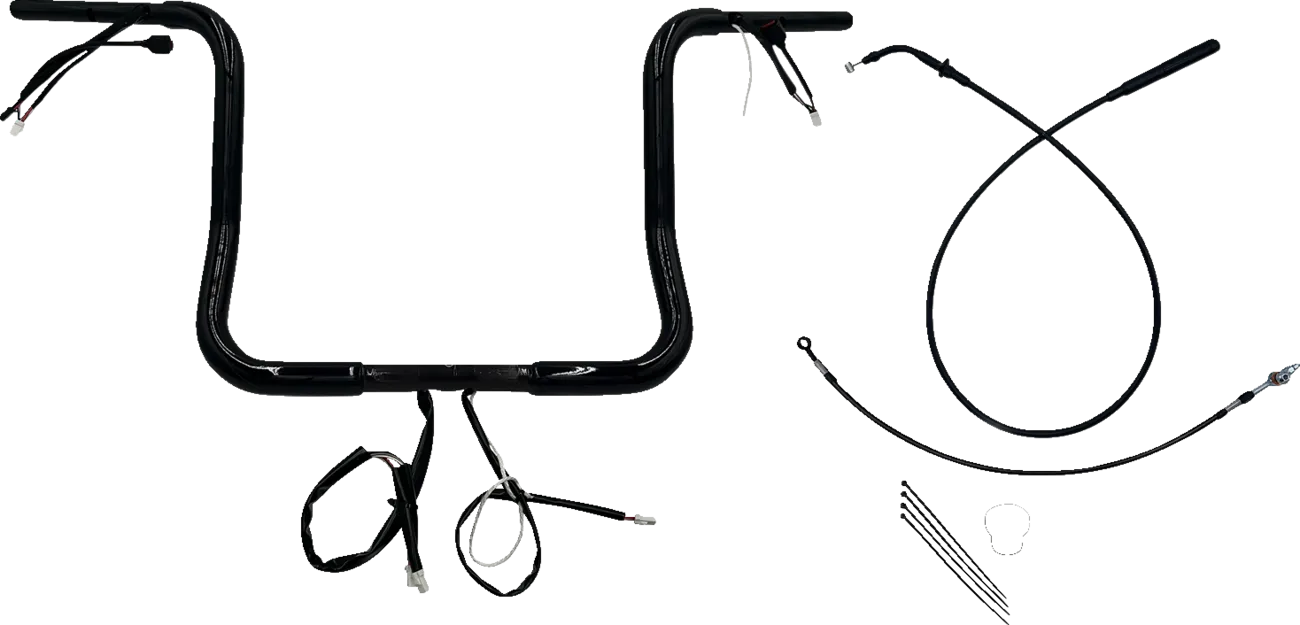 EZ Install Wired 1-1/4" Round Top Handlebar Kit - Street Glide 2023-2025