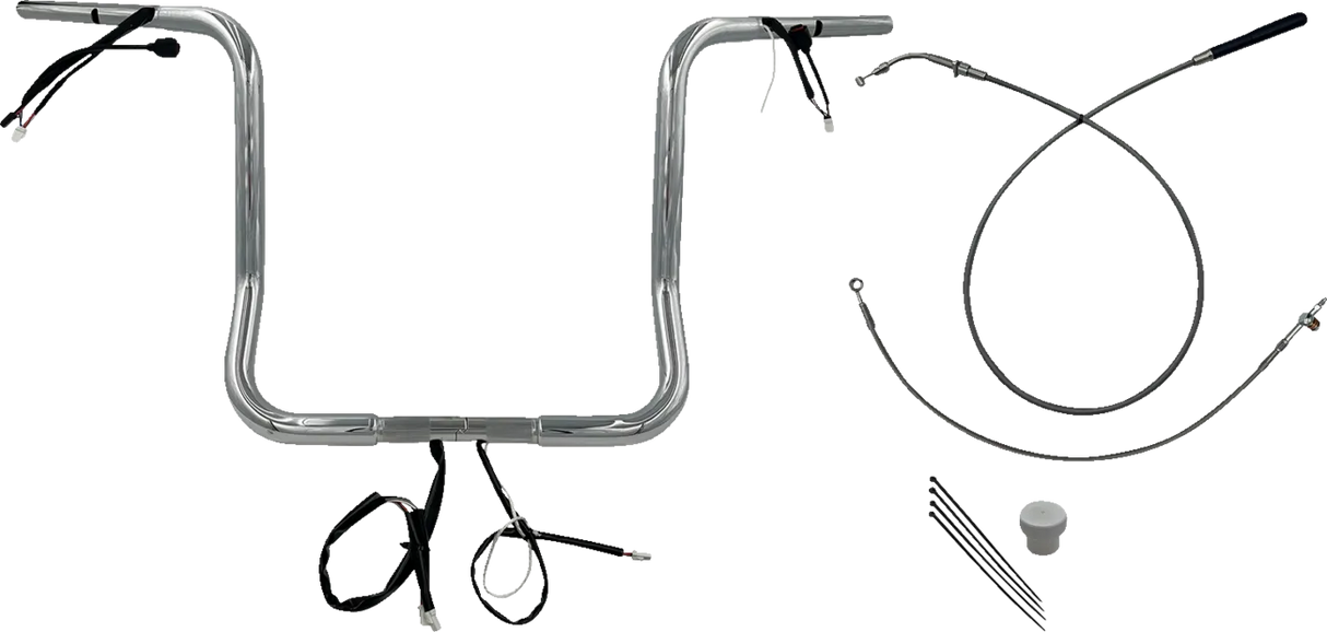 EZ Install Wired 1-1/4" Round Top Handlebar Kit - Street Glide 2023-2025