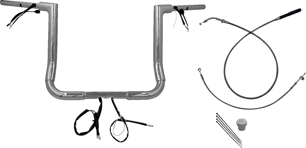 1-1/2" EZ Install Flat Top Handlebar - Street Glide & CVO 2023-2024