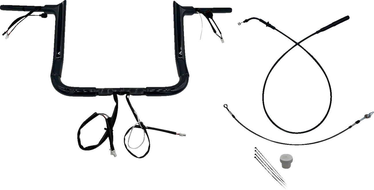 EZ Install Wired 1-1/2" Pointed Top Handlebar Kit - Street Glide & CVO 2023-2025