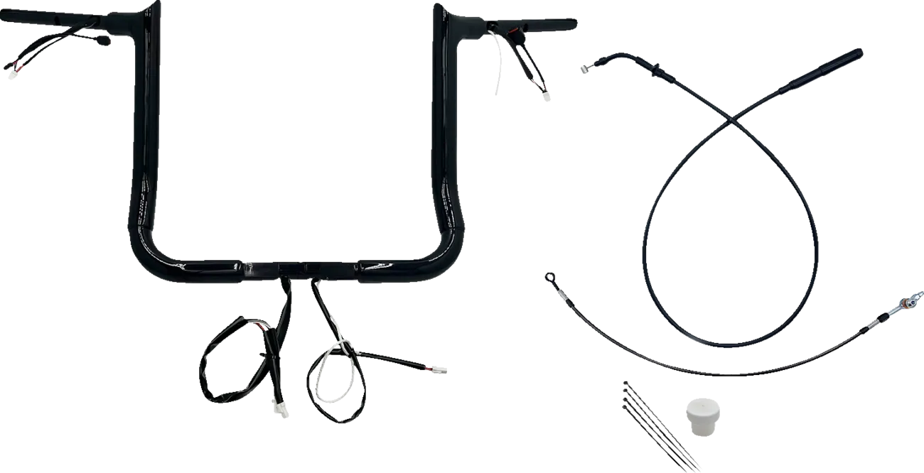 EZ Install Wired 1-1/2" Pointed Top Handlebar Kit - Street Glide & CVO 2023-2025