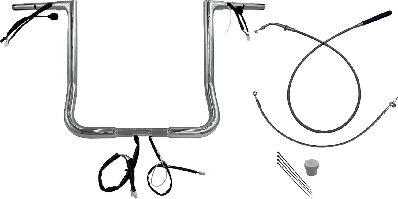 EZ Install Wired Handlebar Kit 1-1/4" Flat Top - Street Glide, CVO & Ultra 2023-2025