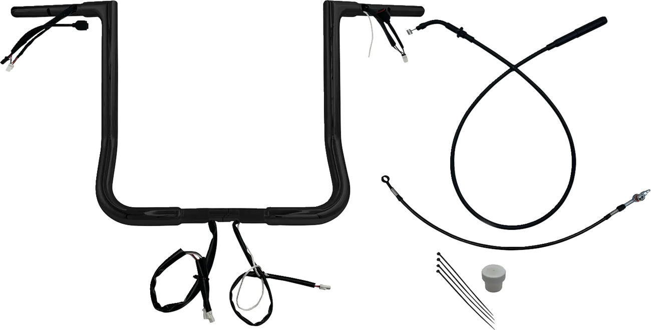 EZ Install Wired Handlebar Kit 1-1/4" Flat Top - Street Glide, CVO & Ultra 2023-2025