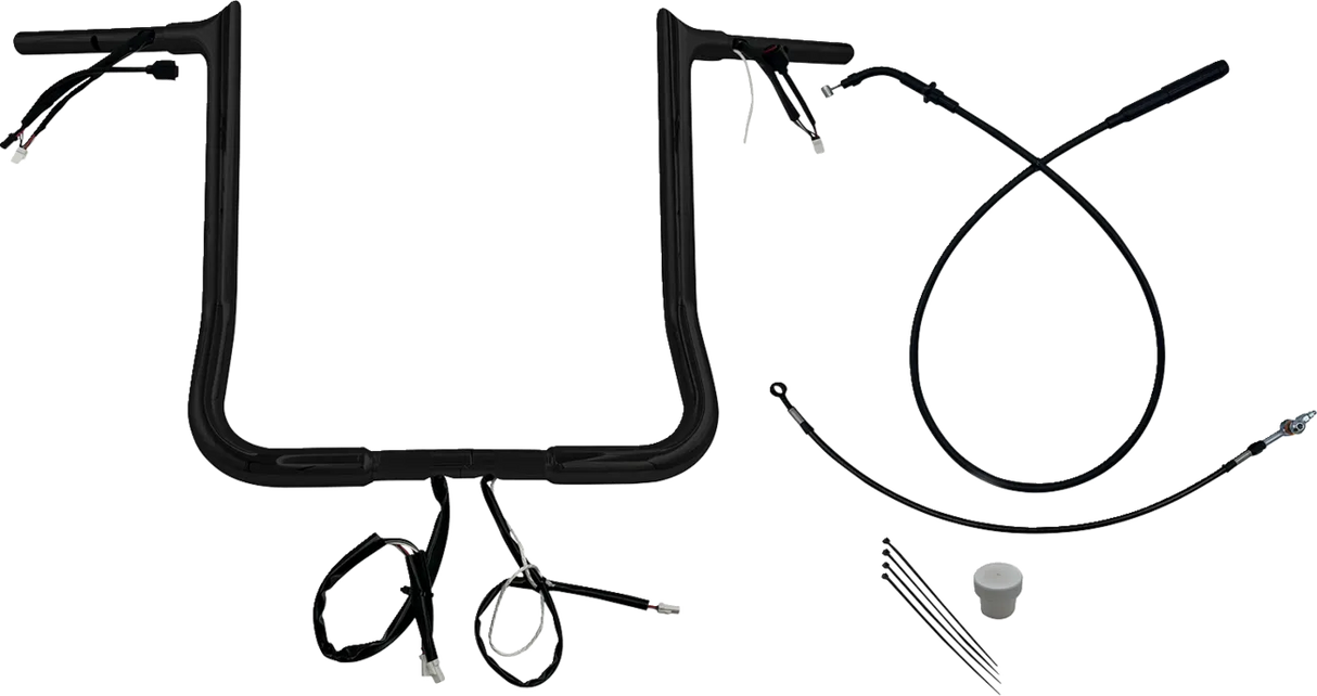 EZ Install Wired 1-1/4" Pointed Top Handlebar - Street Glide & CVO 2023-2025