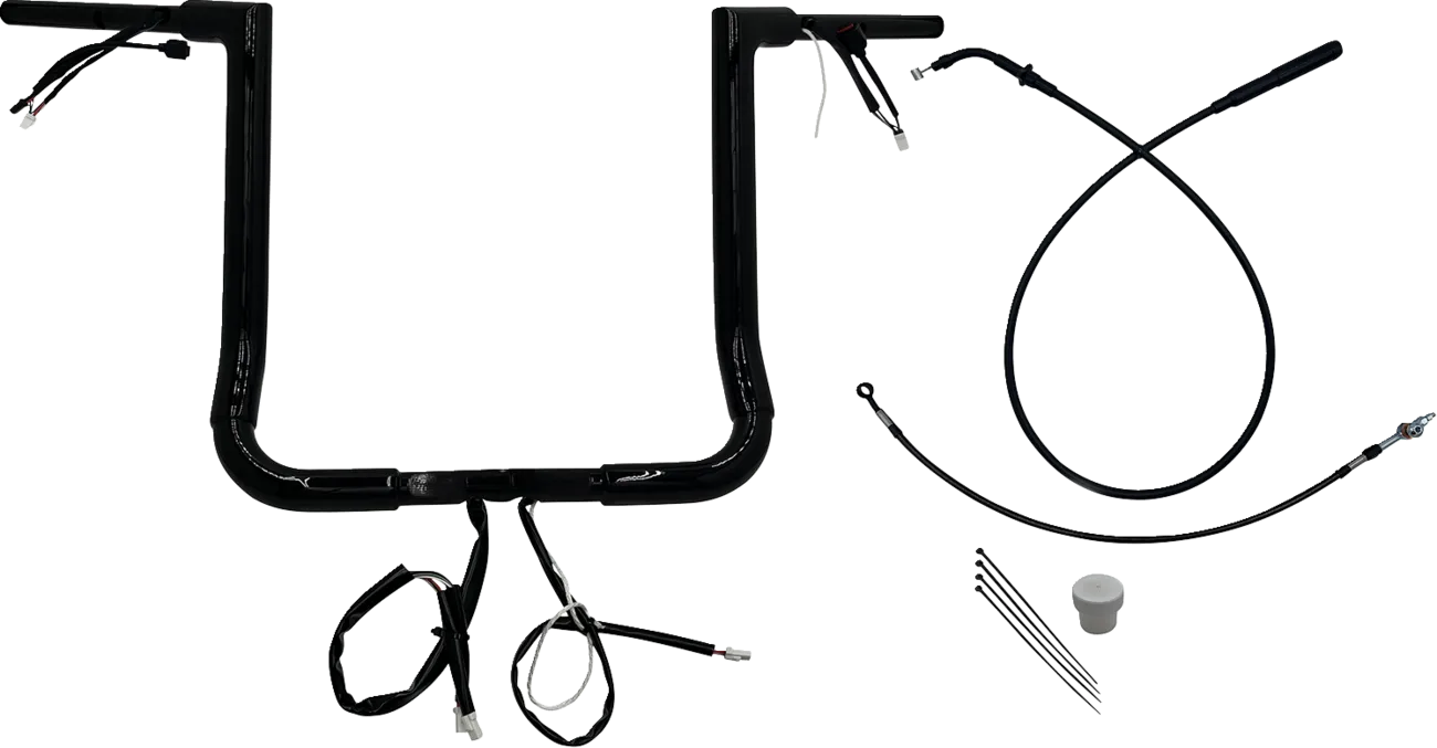 EZ Install Wired 1-1/2" Flat Top Handlebar Kit - Street Glide & CVO 2023-2024
