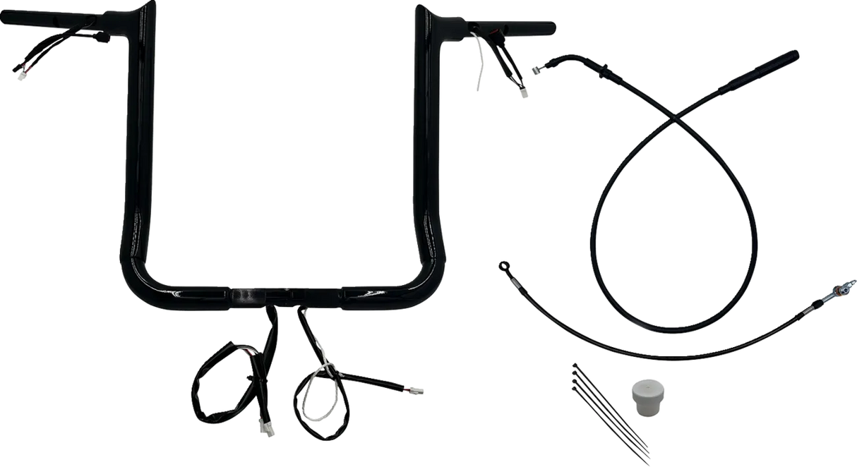 EZ Install Wired 1-1/2" Pointed Top Handlebar Kit - Street Glide & CVO 2023-2025