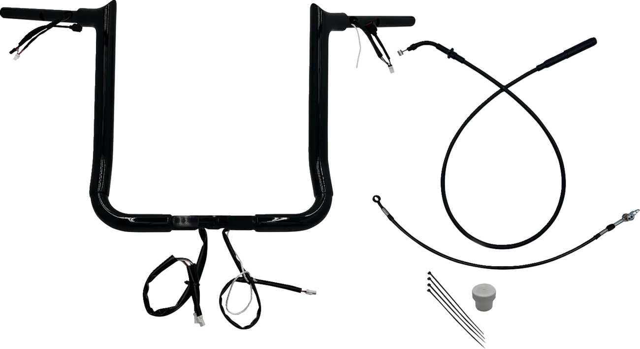 EZ Install Wired 1-1/2" Pointed Top Handlebar Kit - Street Glide & CVO 2023-2025