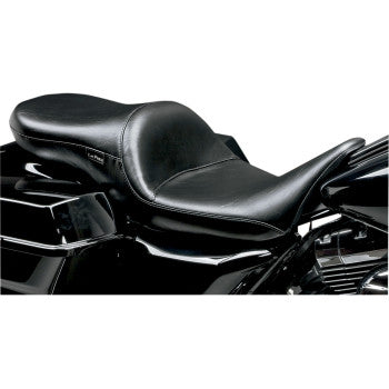 LePera Maverick Seat Without Backrest Smooth Black - LK-957S For Harley Touring 2008-2023