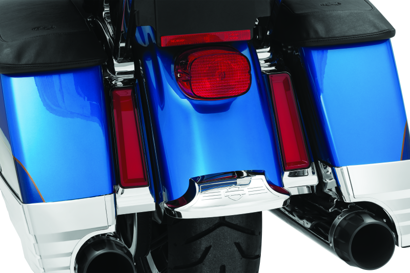 Kuryakyn 2900 Tracer L.e.d. Inserts For Saddlebag Supports Chrome