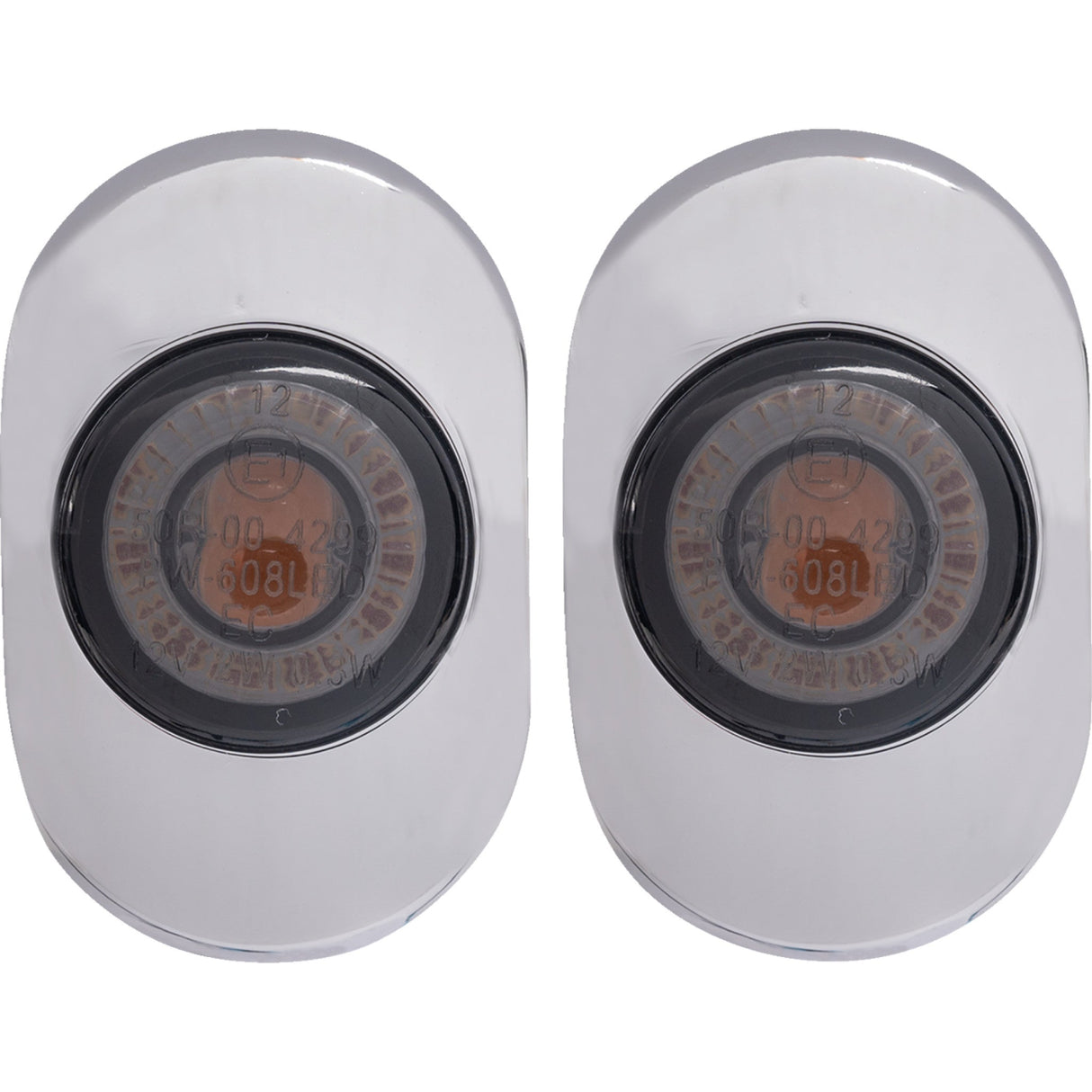 KODLIN USA 2040-2913 K68496 Sleek Lights Antenna Grommets - Chrome