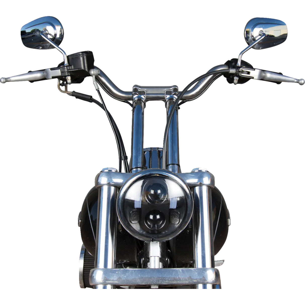 Thrashin Supply CO. 1" Handlebar Mid Bend Black - TSC-2804-1 For Harley Touring 2024-2026