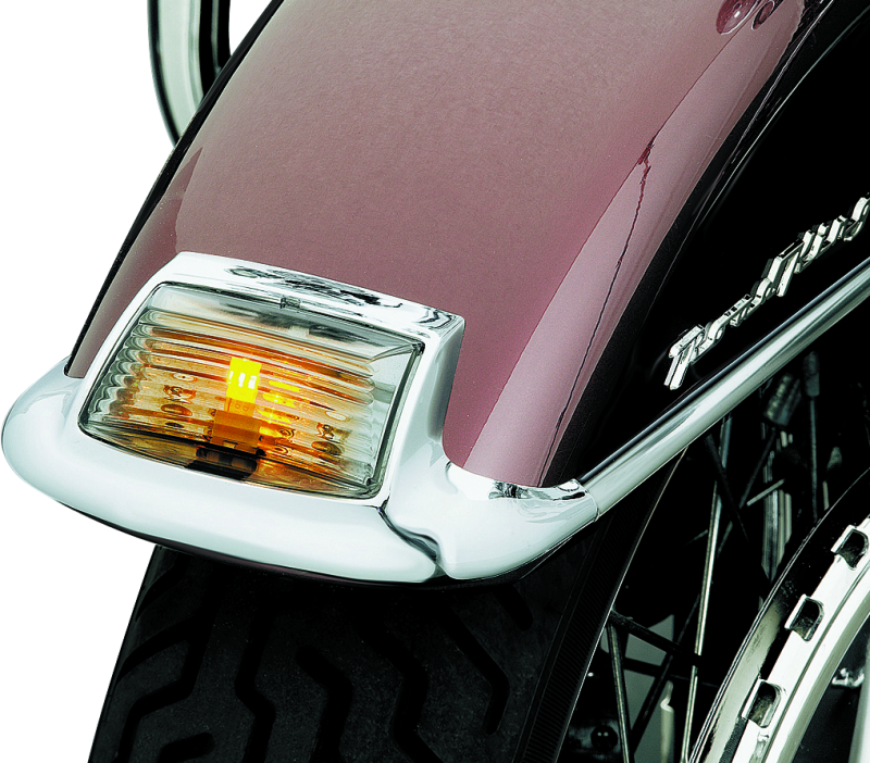 Kuryakyn 4824 Front Smoke Fender Tip Lens With LED