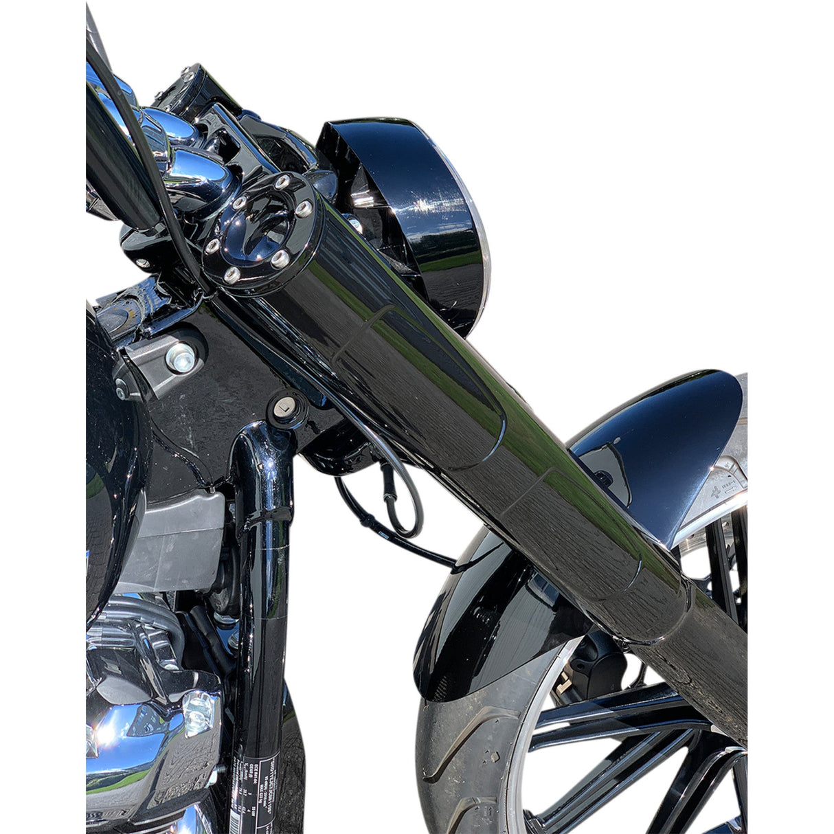 KODLIN USA 0411-0183 K46660 Fork Cover - Black - '18-'24 FXBR/FXBRS