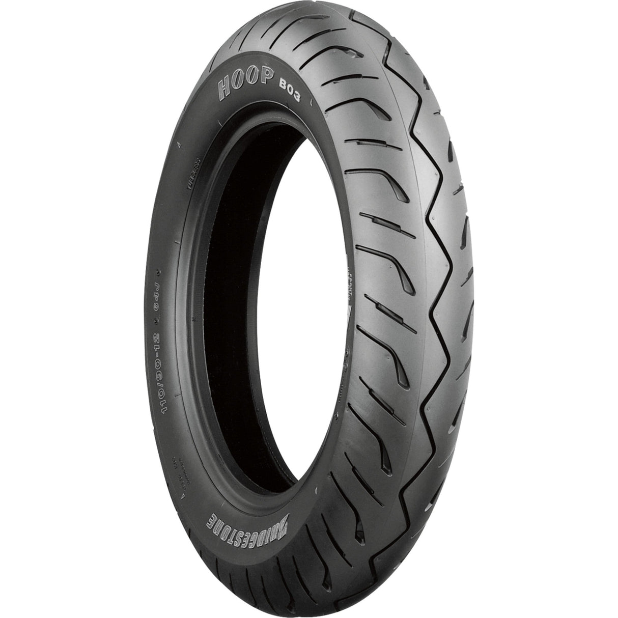 BRIDGESTONE 0340-0119 113365 Hoop Tire Tire - Hoop - Front - 120/80-14 - 58S