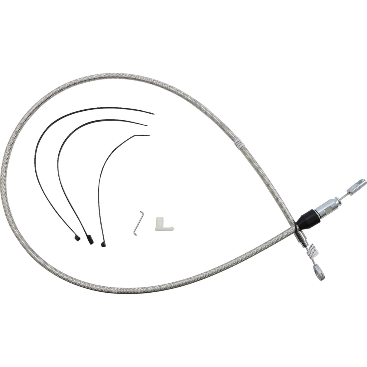 MAGNUM SHIELDING 0652-2494 523414HE Polished Stainless Quick Connect Upper Clutch Cable