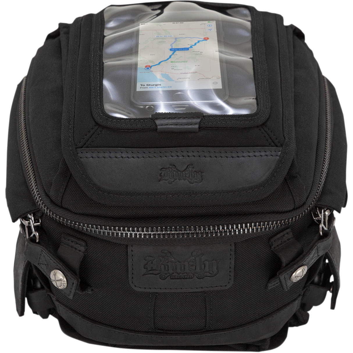 BURLY BRAND 3502-0309 B15-1010B Voyager Tank/Tail Bag Tank Tail Bag - Black