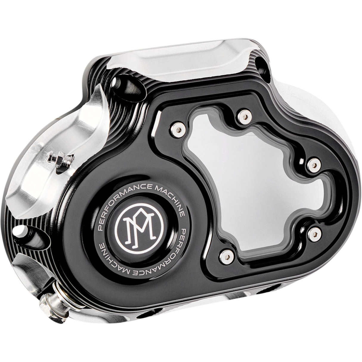PERFORMANCE MACHINE (PM) 1107-0674 0177-2080M-BM Transmission Cover - Contrast Cut™ - Hydraulic - Touring