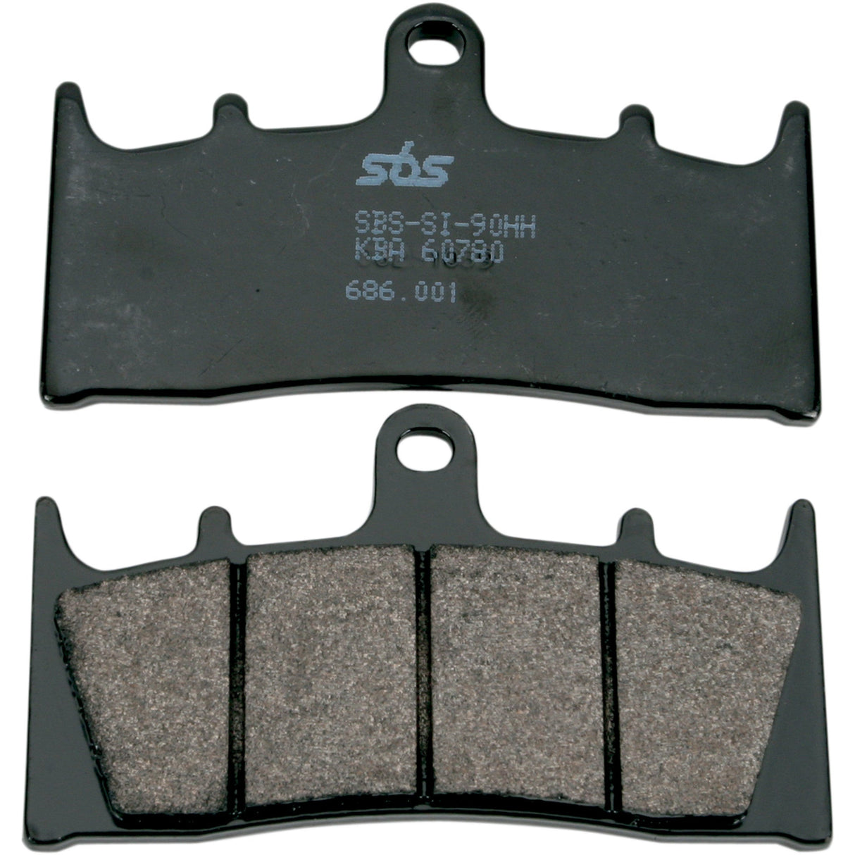 SBS 1722-0702 686HS HS Street Excel Sintered Front Brake Pads HS Brake Pads - Kawasaki/Suzuki - 686HS