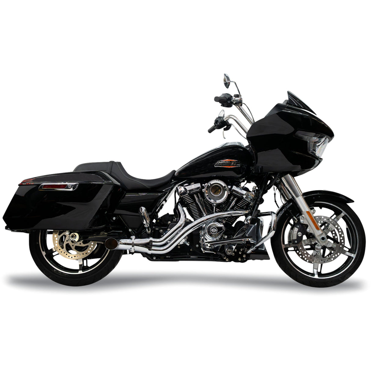 TRASK 1800-2791 TM-5765CH 2-into-1 BMF Exhaust System m8 - chrome