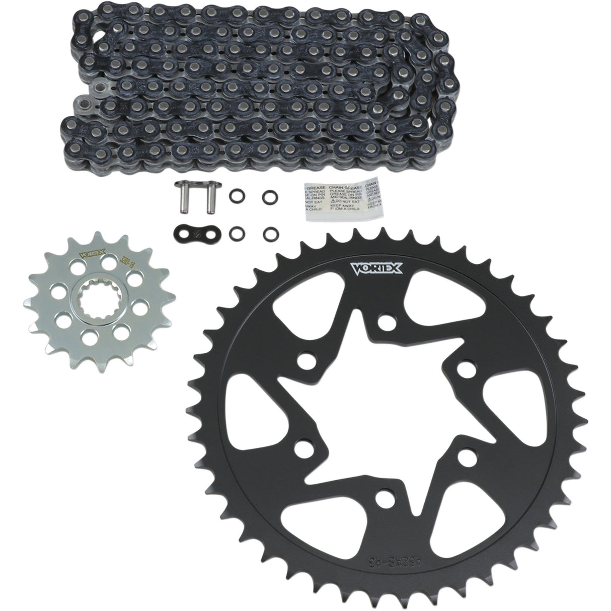 Vortex Chain And Sprocket Kit - CK6387 Kawasaki Ninja / 636R Ninja 2013-2019