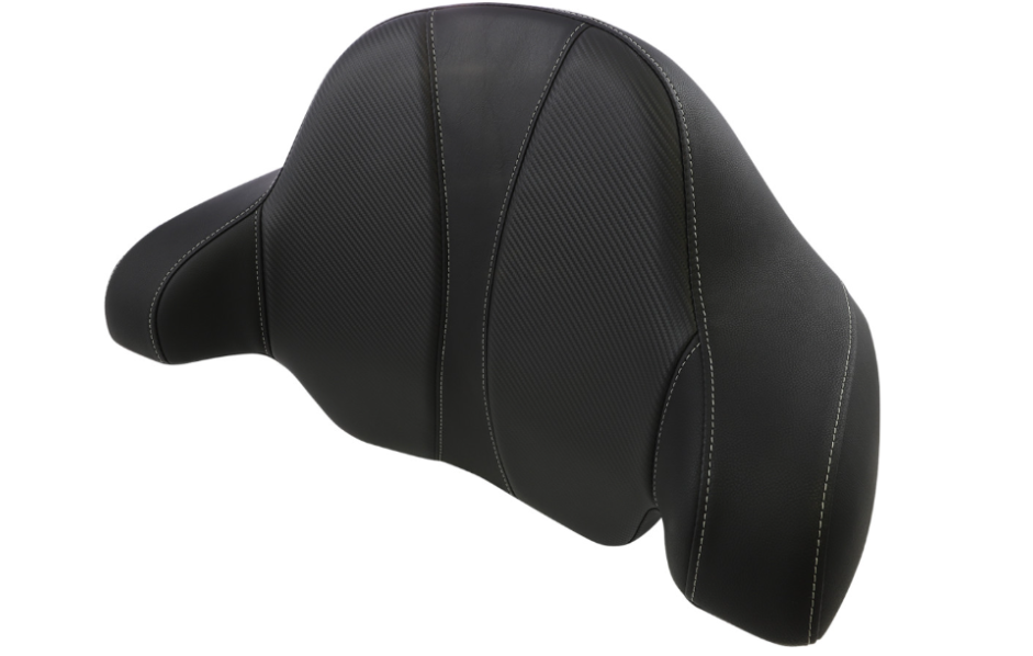 Saddlemen Tour Pak® Backrest Pad Dominator Seat Black - 814-07-TPACK-D For Harley Touring 2014-2026