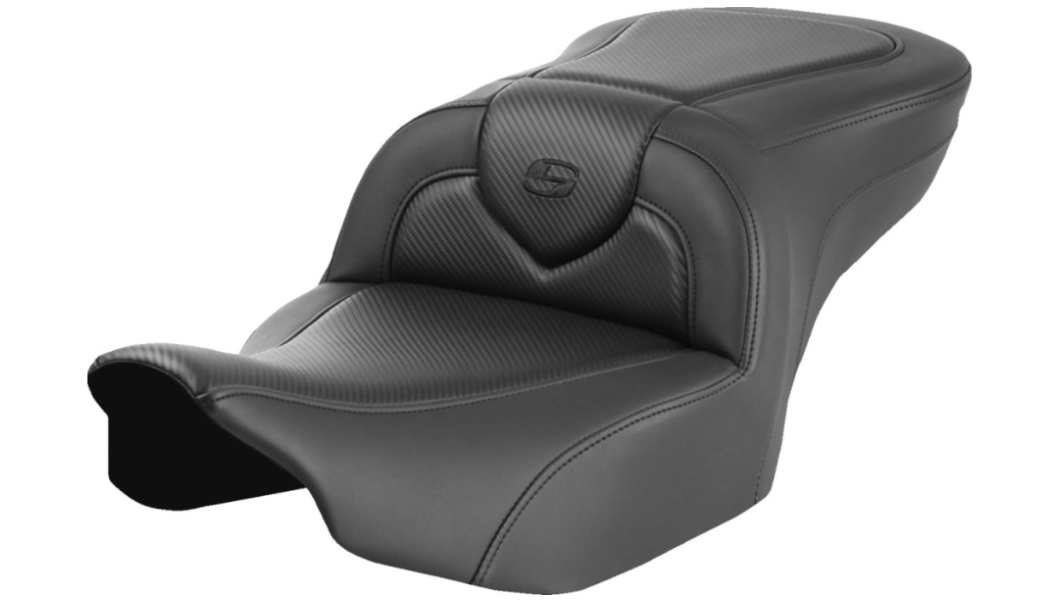 Saddlemen Roadsofa™ Carbon Fiber Seat Without Backrest - 823-07-18500 For Harley Touring 2023-2026