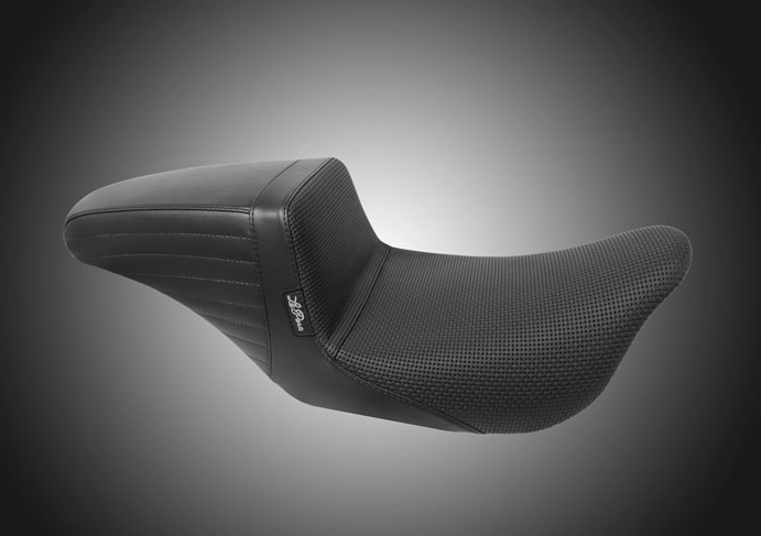 LePera Kickflip Seat — Basketweave - LV-597BW For Harley Touring 2023-2026