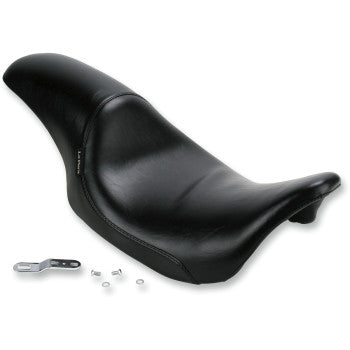 LePera Silhouette Full-Length Seat Smooth Black - LK-867 For Harley Touring 2008-2023