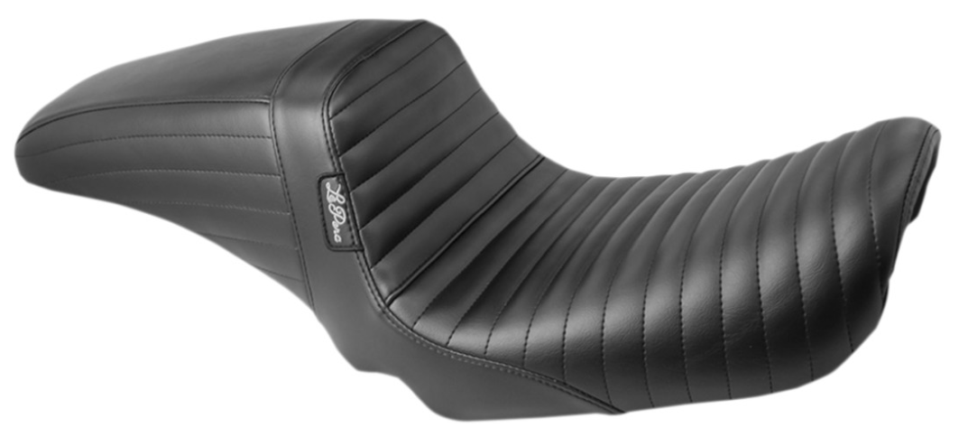 LE PERA 0803-0583 LK-591PT Kickflip Seat — Pleated Black - FXD '06-'17
