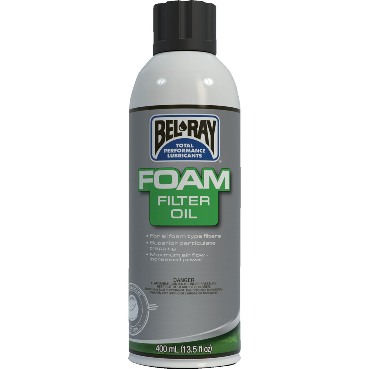 BEL-RAY 3610-0040 99200-A400W Foam Filter Oil 400ml - aerosol