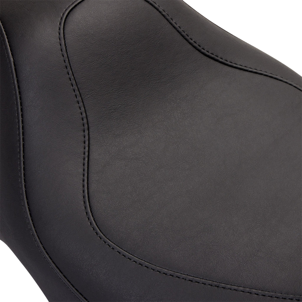Mustang Tripper™ Solo Seat Without Backrest Stitched Black - 76026 For Harley Touring 2008-2025
