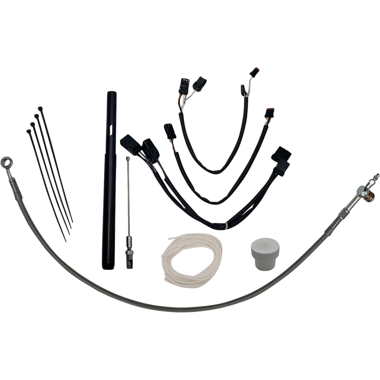FAT BAGGERS INC. 0662-1078 109516 Control Installation Kit - 16" - Chrome