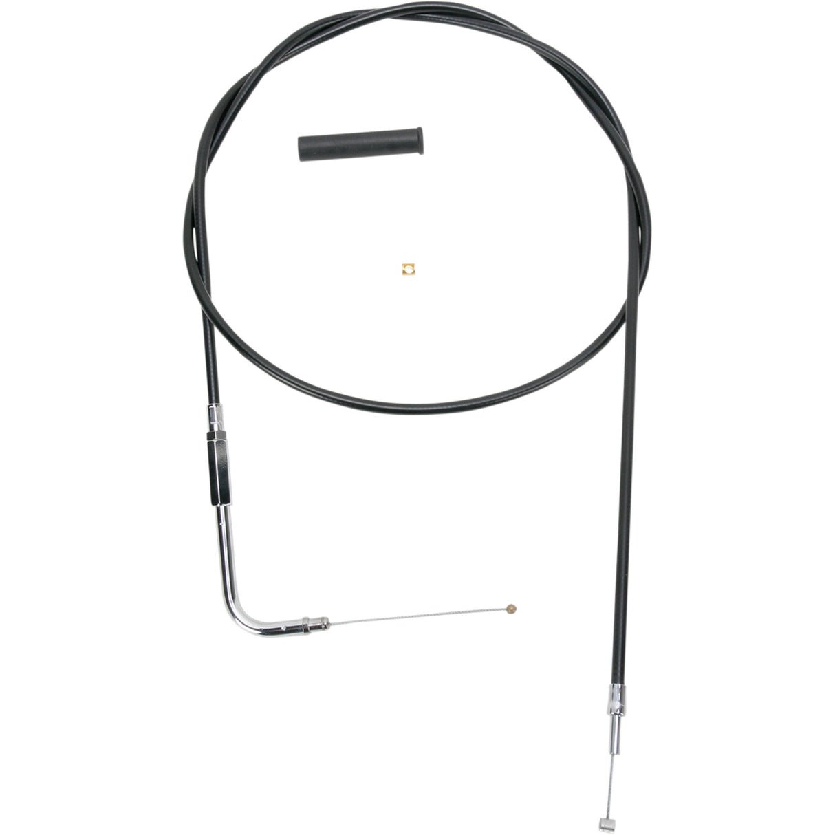DRAG SPECIALTIES Black Vinyl Cable Throttle