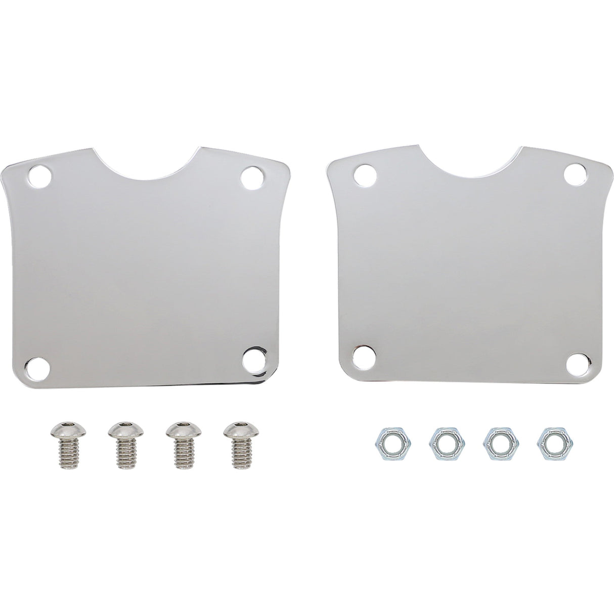 CYCLE VISIONS 1410-0104 CV2014-23 Fender Risers Fender Riser - Chrome