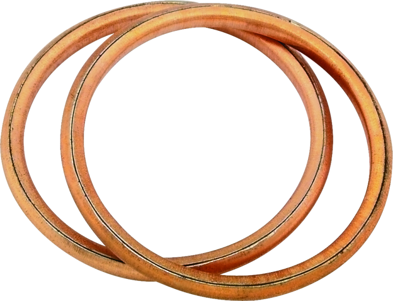 Bikers Choice 491252 66-84 Shovelhead Choice Round Copper Exhaust Gaskets Pr
