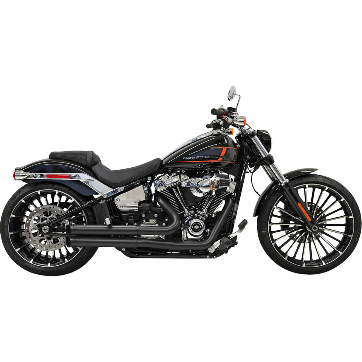 Bassani Xhaust Prostreet 2-Into-2 Exhaust System - 1S34DB For Harley Softail 2018-2025