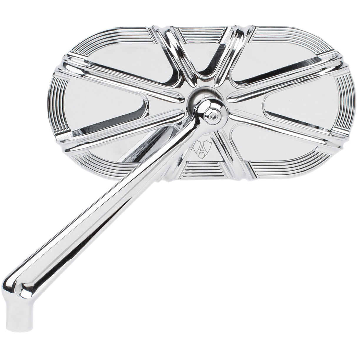 ARLEN NESS 0640-1206 13-165 Caged Series Mirror Mirror - Side View - Caged Series/Deep Cut - Chrome - Left