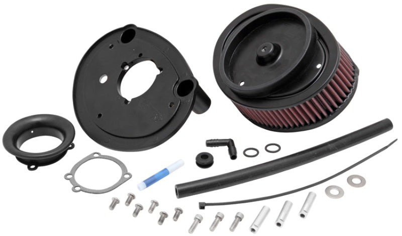 K & N Engineering Oval Red 9in Intake System For - RK-3910-1 For Harley Motorcycles 1999-2017