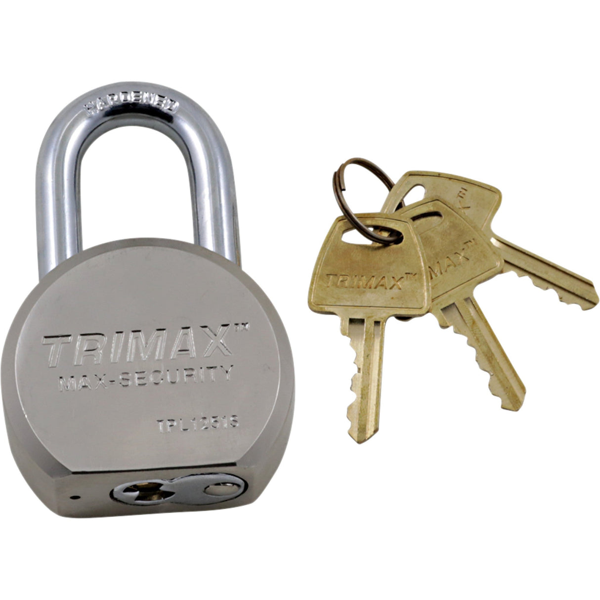 TRIMAX 4010-0023 TPL1251S Maximum Security Padlock Steel Padlock - 1.25"