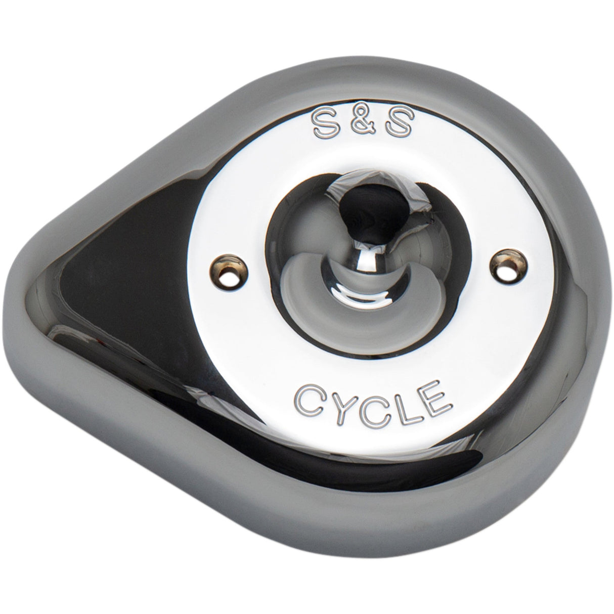 S&S Cycle Stealth Air Cleaner Cover Teardrop Chrome - 170-0530