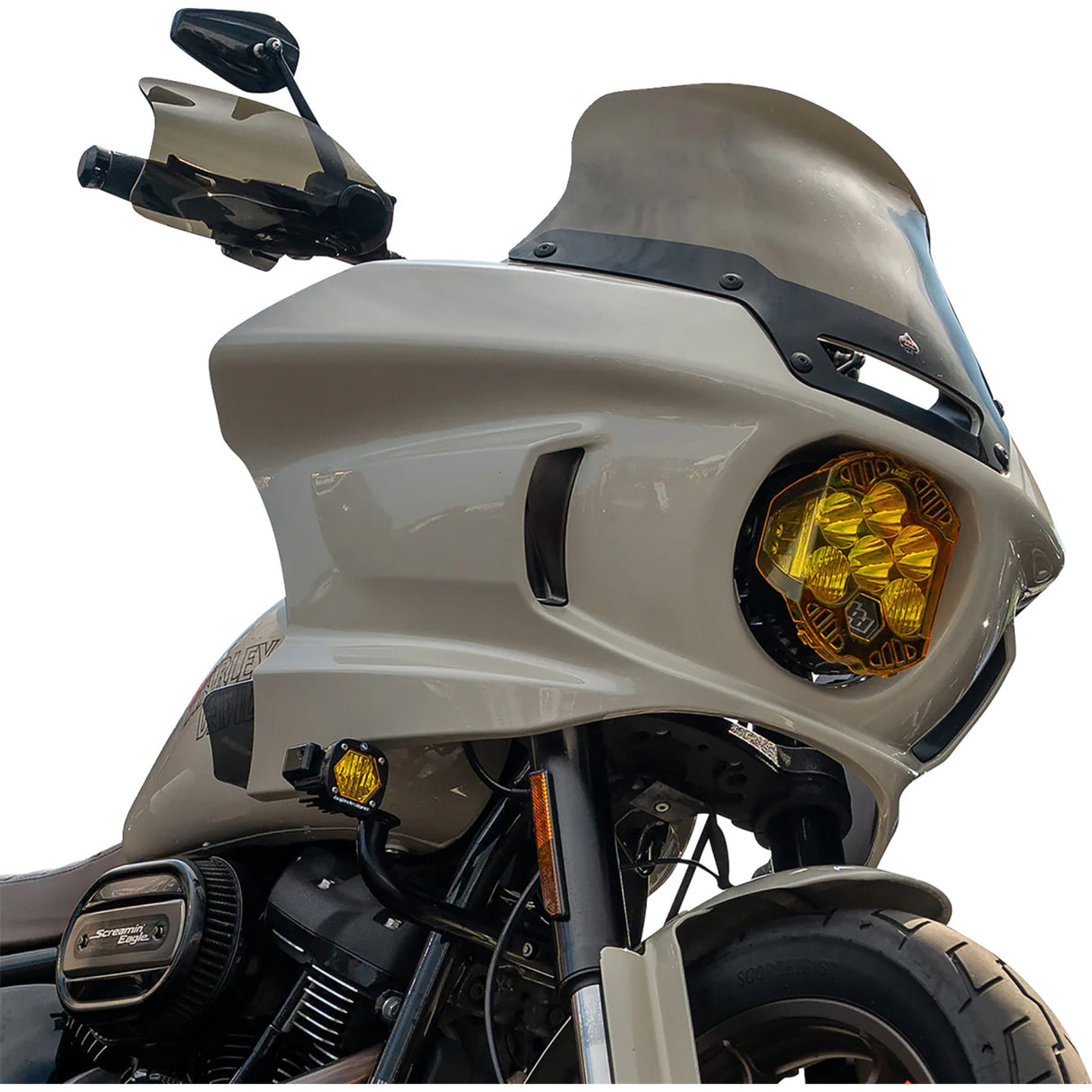 Klock Werks Flare® Handguards Bronze - KWS-01-0135-23 For Harley Touring 2023-2026